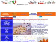 Tablet Screenshot of cucinaitaliana.info